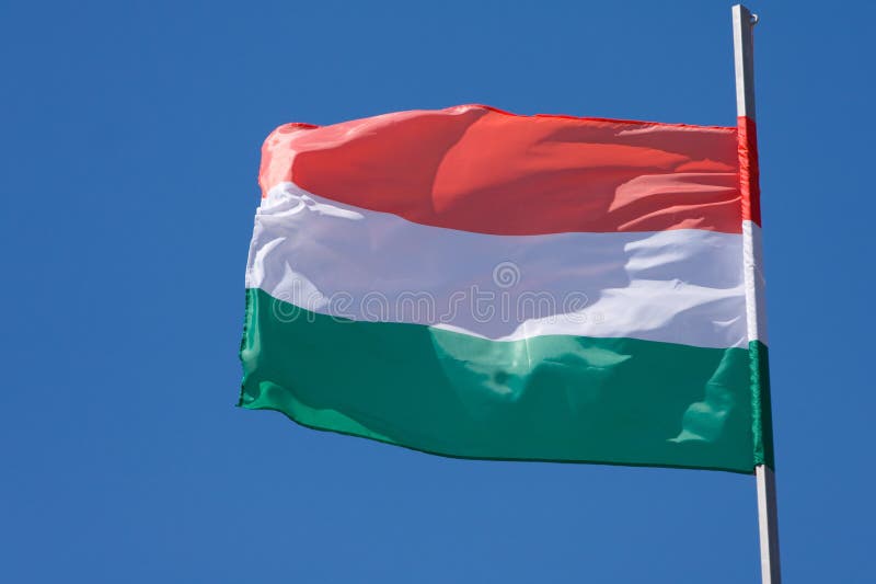 Vlag Hongarije stock foto. Afbeelding bestaande uit ...