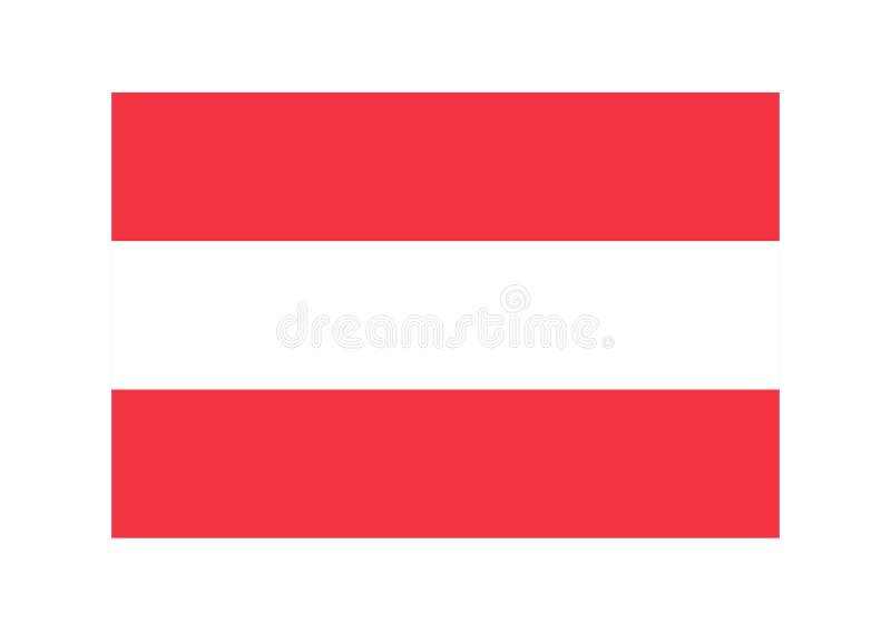 Vlag van Oostenrijk stock illustratie Vlag van Oostenrijk stock illustratie
