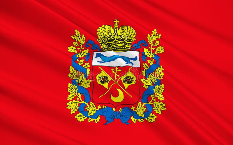 Vlag van Orenburg Oblast, Russische Federatie royalty-vrije stock afbeeldingen Vlag van Orenburg Oblast, Russische Federatie royalty-vrije stock afbeeldingen