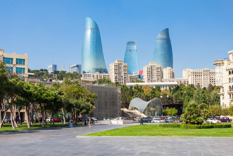 Vlamtorens in Baku