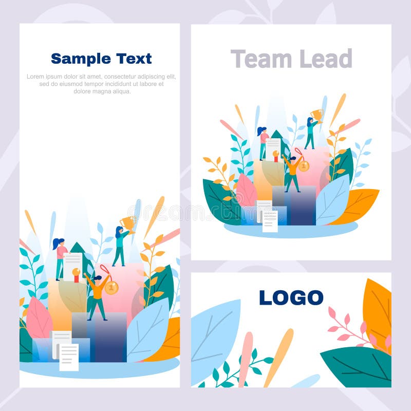 Vlieger van de concepten de collectieve stijl van Teamlood, bedrijfscarrière, de snelle groei, de professionele groei Kleuren vla stock illustratie Vlieger van de concepten de collectieve stijl van Teamlood, bedrijfscarrière, de snelle groei, de professionele groei Kleuren vla stock illustratie