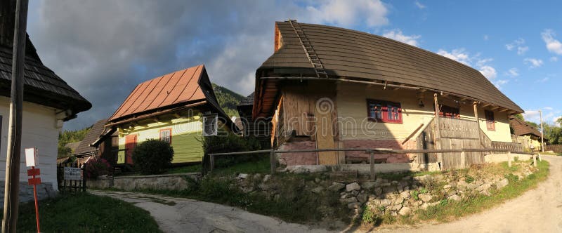 Vlkolínec - slovenská obec zapísaná v zozname svetového dedičstva UNESCO