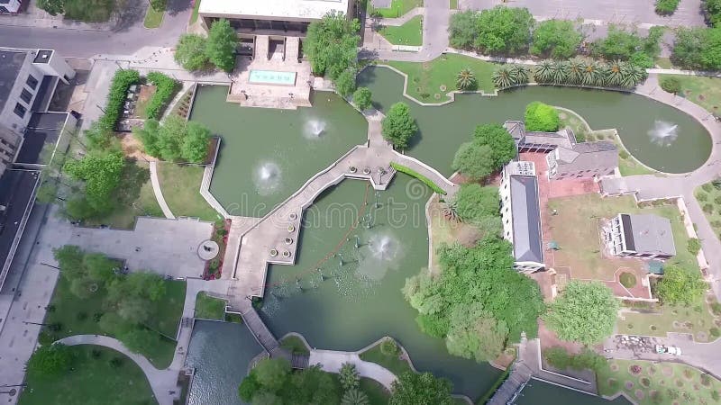 Voando sobre Louis Armstrong Park em Nova Orleães, Louisiana Objeto Sightseeing Área do bairro francês