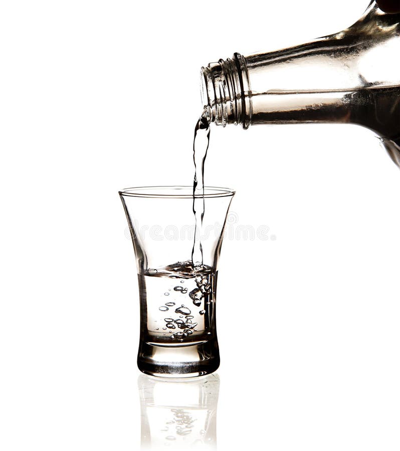 Vodka glass stock image. Image of single, drink, contrast 35438899