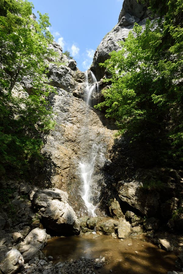 Vodopad Červené Piesky, Prosiecka dolina, Slovensko