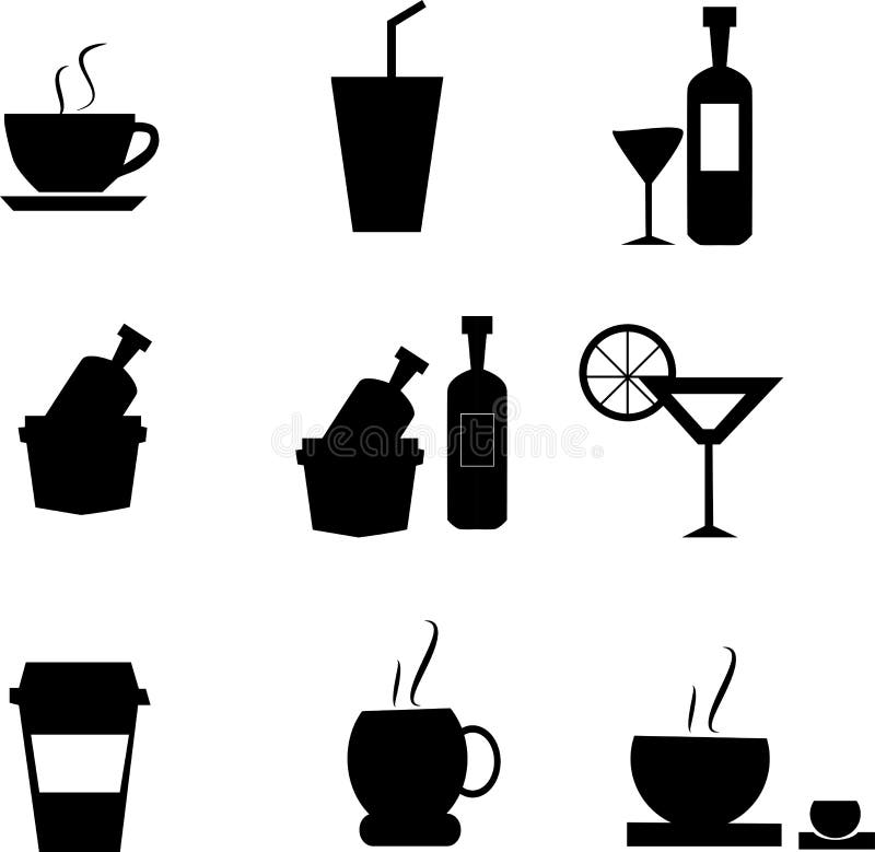 Voedsel en Keukenpictogrammen die voor Web worden geplaatst vector illustratie Voedsel en Keukenpictogrammen die voor Web worden geplaatst vector illustratie