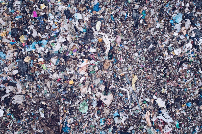 Aerial view of landfill. Waste, consumerism and contamination concept. Aerial view of landfill. Waste, consumerism and contamination concept