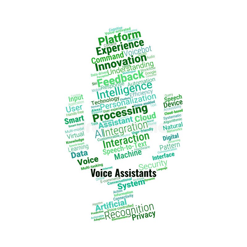 voice-assistants-word-cloud-stock-illustration-illustration-of