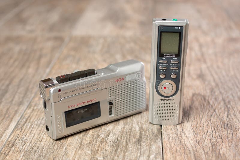 Voice recorders royalty free stock images
