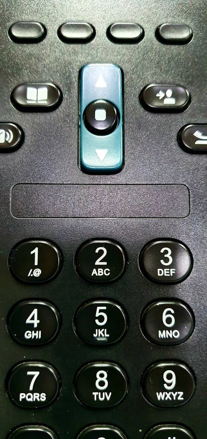 VOIP Office Phone Black Keypad with Numbers