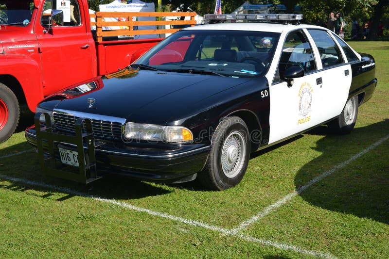 Voiture de police de Beverly Hills Chevrolet images stock Voiture de police de Beverly Hills Chevrolet images stock