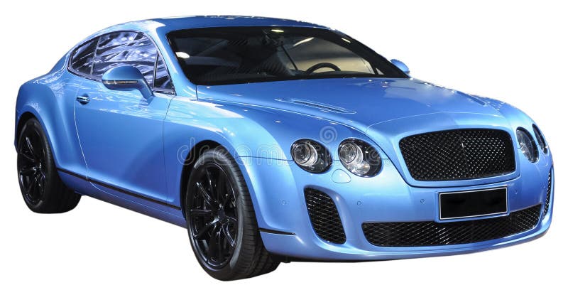 Voiture de sport de luxe d'isolement image stock Voiture de sport de luxe d'isolement image stock