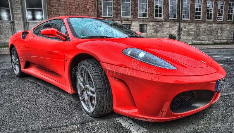 Voiture de sport rouge image stock Voiture de sport rouge image stock