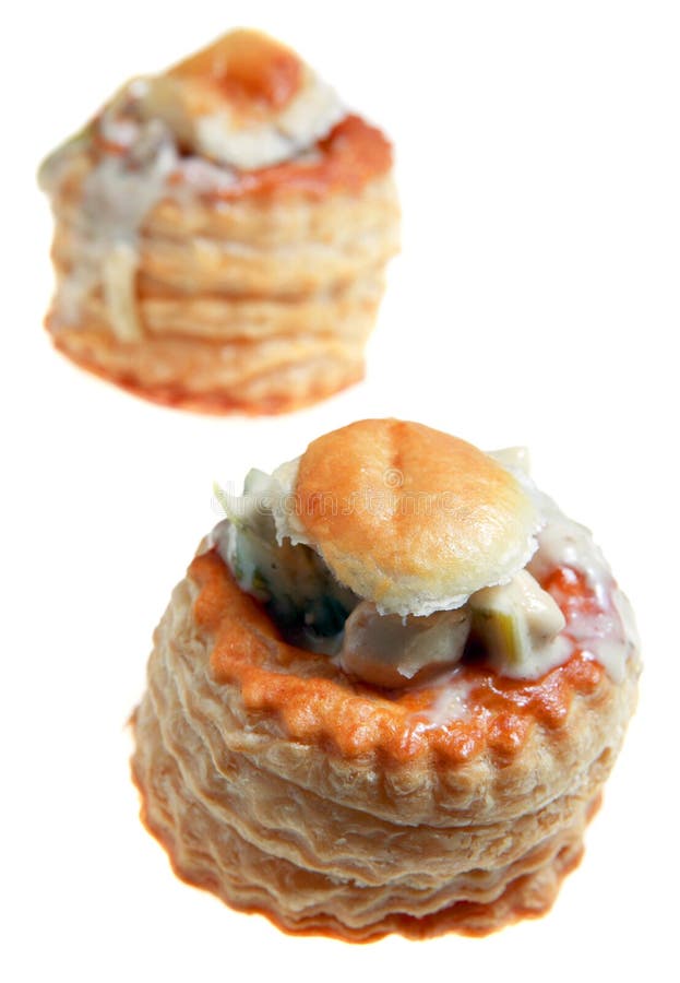 Vol Au Vents Chicken Sauce Stock Photos Free & RoyaltyFree Stock