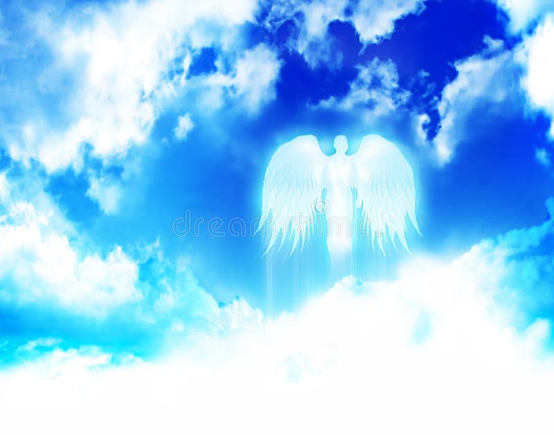 Vol d'ange illustration libre de droits Vol d'ange illustration libre de droits