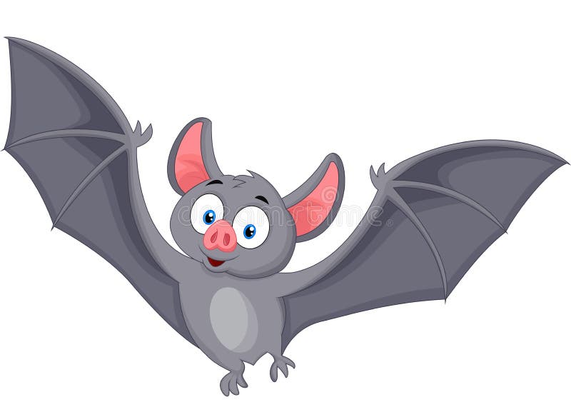 Vol de bande dessinée de chauve-souris illustration stock Vol de bande dessinée de chauve-souris illustration stock