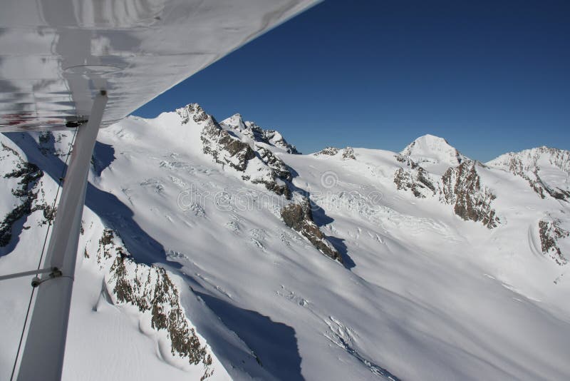 Winter in the Swiss high alps. Winter in the Swiss high alps