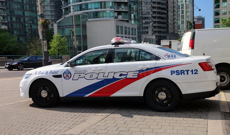 Volante della polizia di Toronto fotografie stock Volante della polizia di Toronto fotografie stock