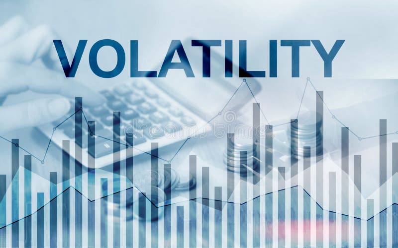 Volatility Financial Markets Concept. Stock and Trading Concept. stock image Volatility Financial Markets Concept. Stock and Trading Concept. stock image