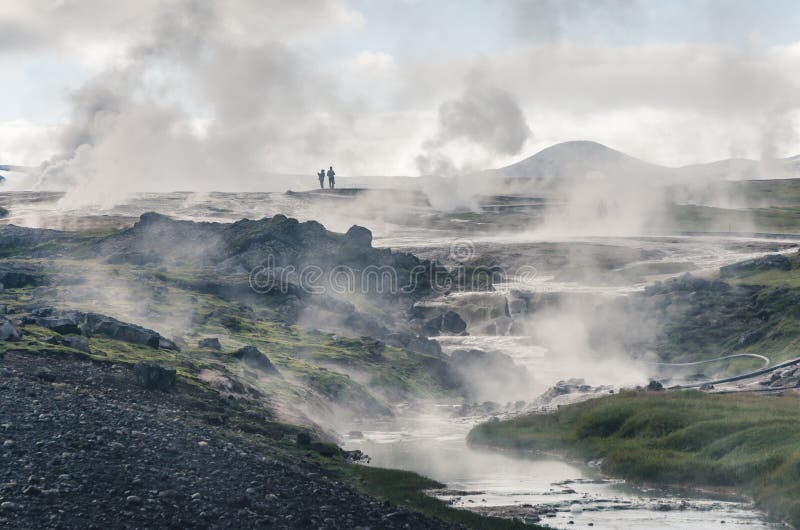 Volcanic fields of Hveravellir, Iceland