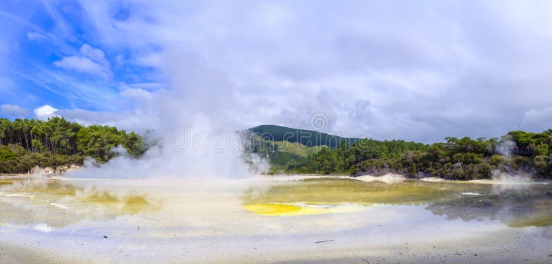 Volcanic Hot Springs At Waiotapu Editorial Stock Photo Image Of Warm