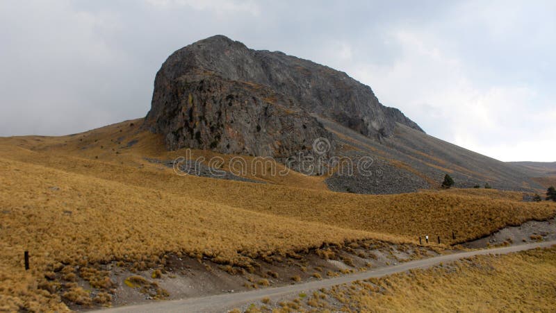 Volcanic landscape rock