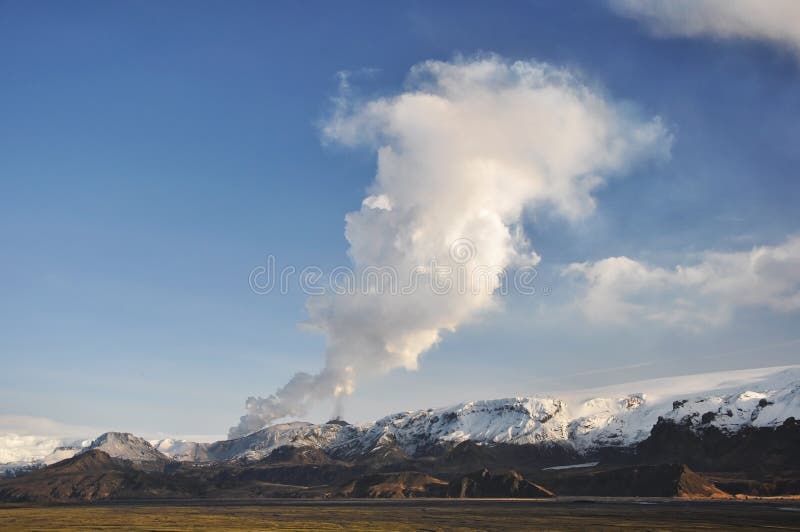 Volcano eruption, Iceland