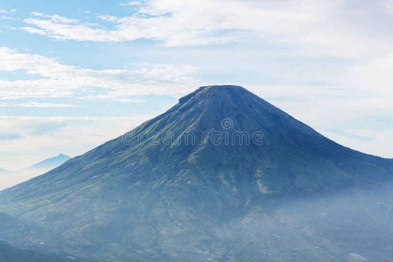 Vulcano giava isola,.