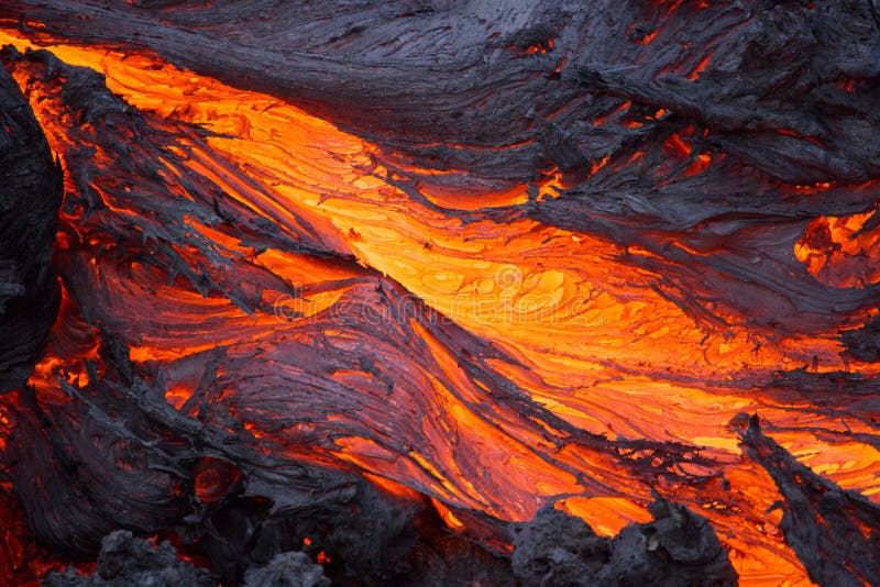 Volcano Lava stock image