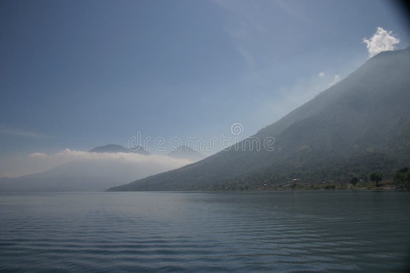 Volcano on the side of Atitlan lake