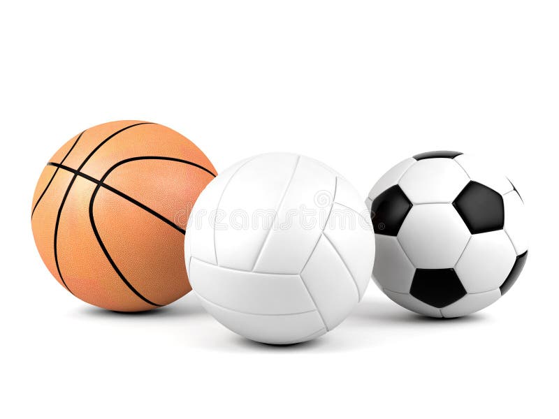 um conjunto esportivo brilhante com a imagem de bolas para jogar vôlei,  basquete, futebol, futebol americano. bolas para jogos esportivos.  ilustração vetorial isolada em um fundo branco 15113639 Vetor no Vecteezy