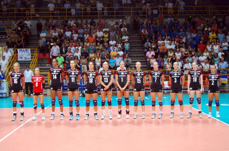 Voleibol: A equipe alemão fotografia de stock royalty free Voleibol: A equipe alemão fotografia de stock royalty free