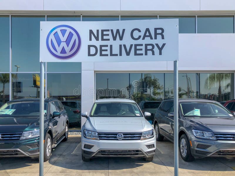 Volkswagen Group Dealership And Service In San Diego Editorial Stock