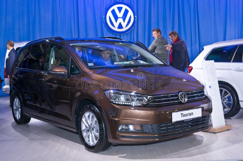 Brussels, Belgium, Jan 2020 Volkswagen VW Touran at Brussels Motor Show,  Second generation, MQB platform, compact MPV multi-purpose vehicle Stock  Photo - Alamy