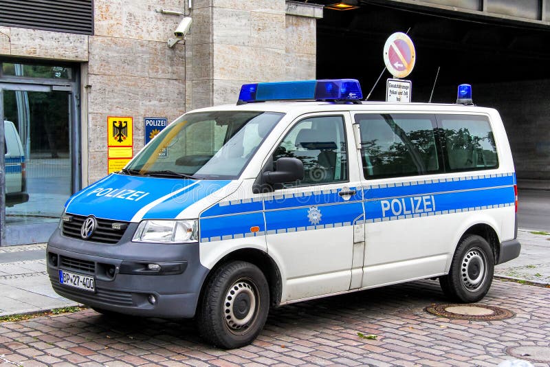 New VW Transporter Polizei Edition Editorial Photography - Image of ...