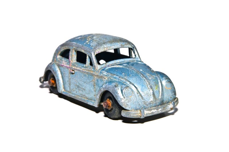 volkswagon de jouet de véhicule d'anomalie vieux images libres de droits volkswagon de jouet de véhicule d'anomalie vieux images libres de droits