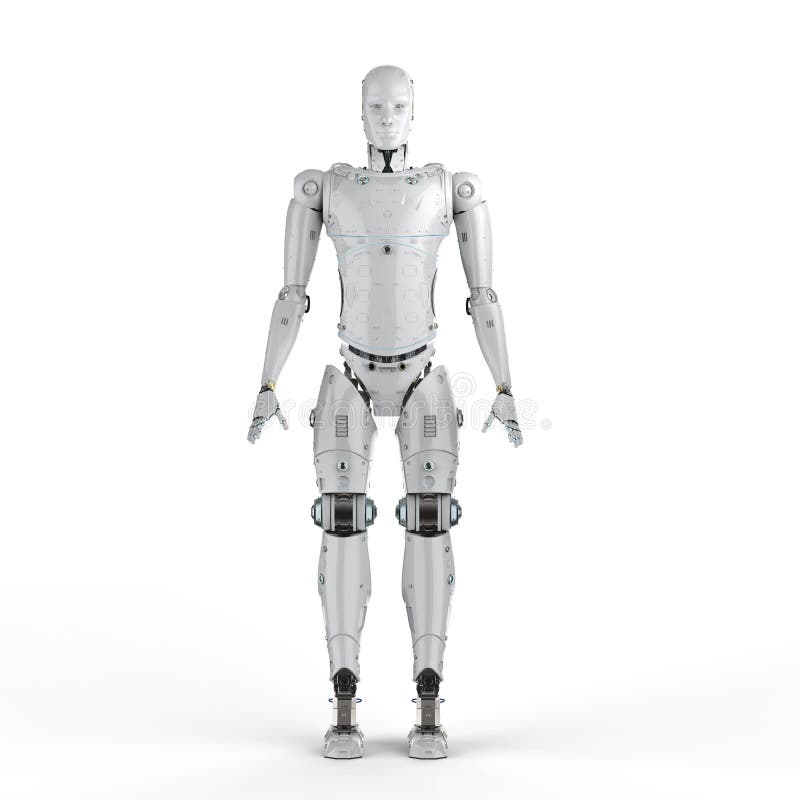 Voller Körper des Roboters