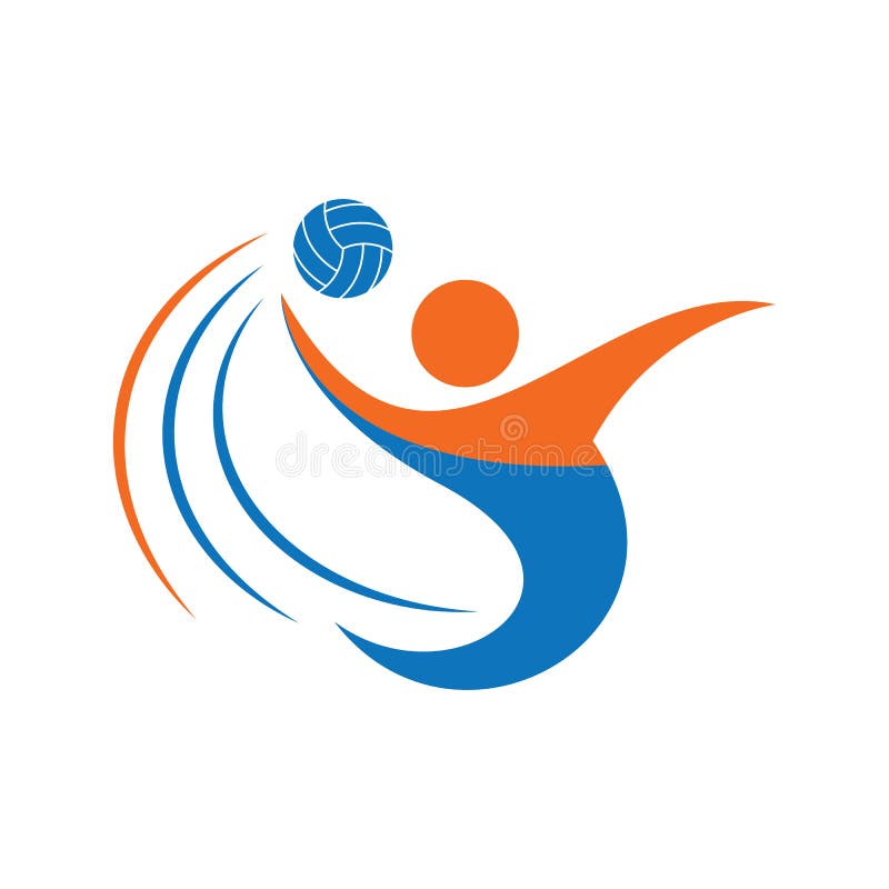 Volley ball logo vector stock vector. Illustration of professional ...