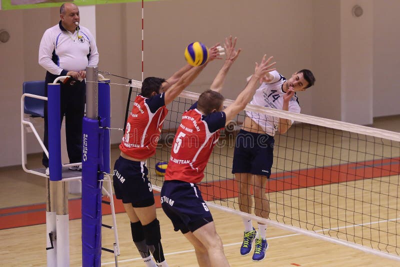 A boy with a volleyball. stock photo. Image of ball, preparing - 2149206