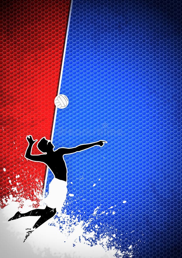 Volleyball background stock illustration. Illustration of match - 26843165