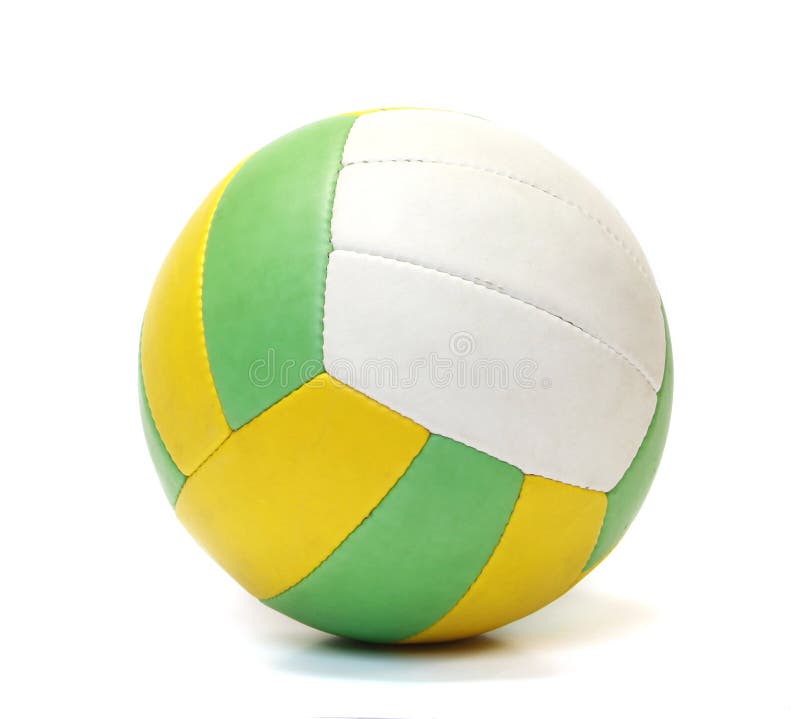 Pallavolo palla isolato su bianco.