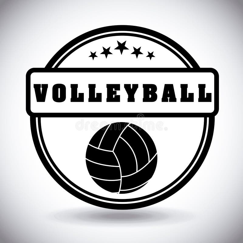 Volleyball ball stock illustration. Illustration of concept - 49438627