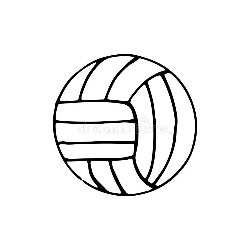 Volleyball Doodle Ball Stock Illustrations – 1,112 Volleyball Doodle ...