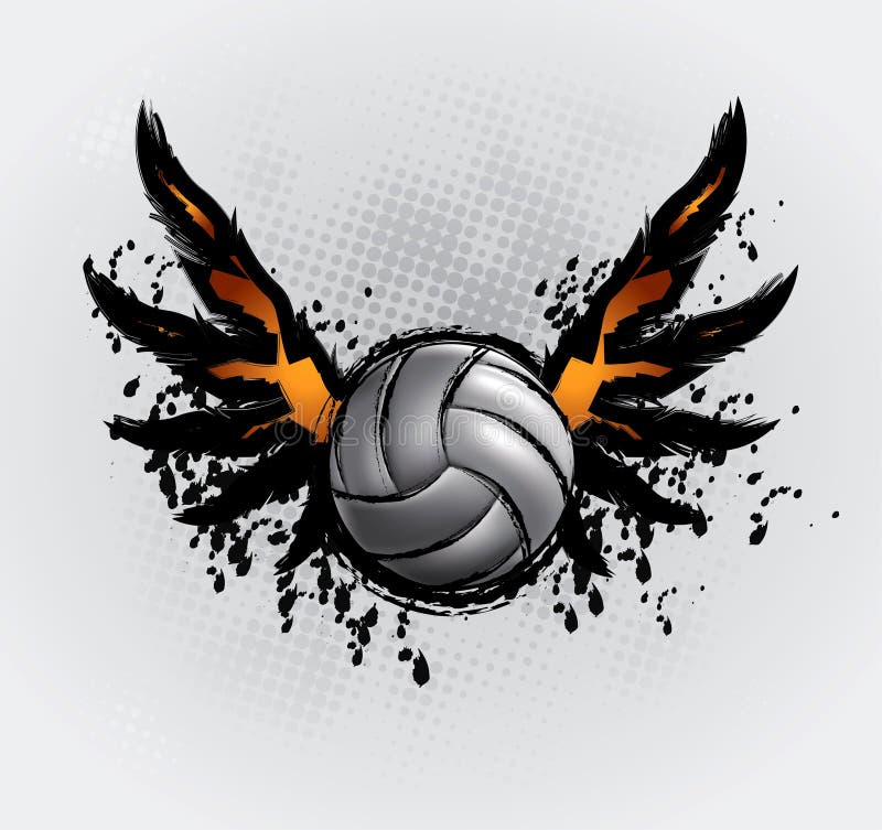 Volleyball ball stock vector. Illustration of activity 23748171