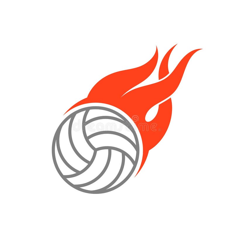 Volleyball Ball Fire Stock Illustrations – 806 Volleyball Ball Fire ...