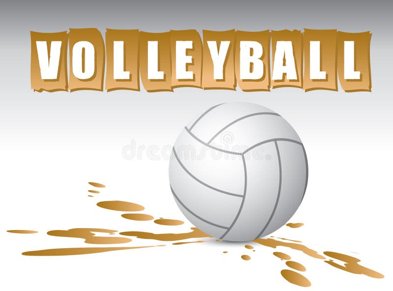 Volleyball banner template