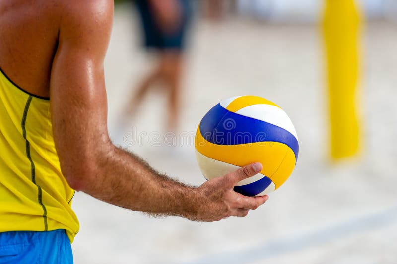 Volleyball Beach Volley Ball Stock Photo Image of player, competition