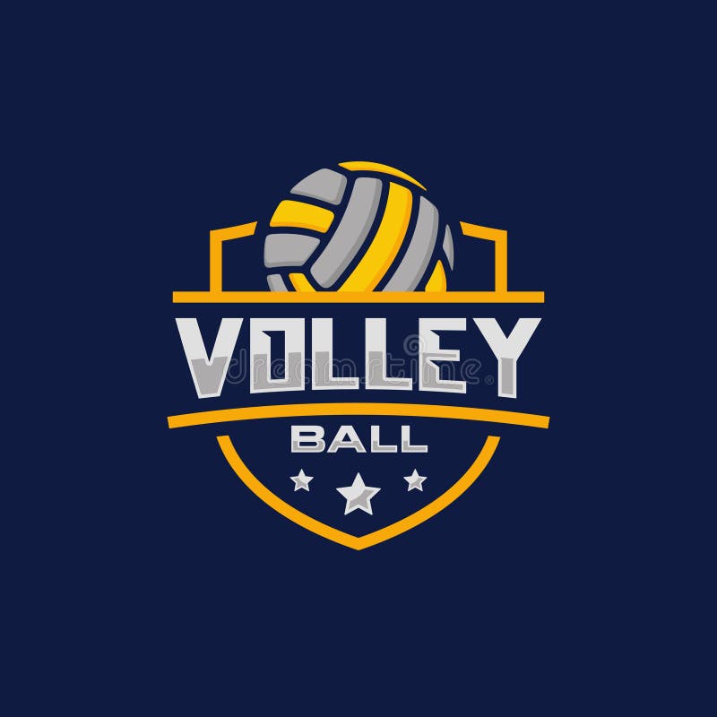 Volleyball team logo stock vector. Illustration of beach 269045430