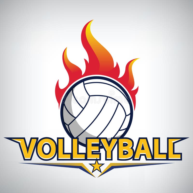 Volleyball Championship Logo Stock Vector - Illustration of badge ...