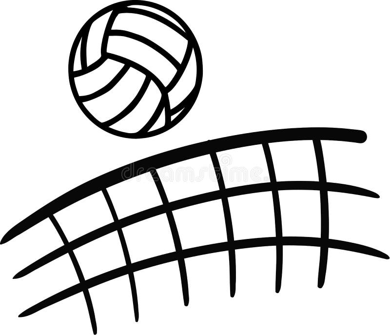 Volleyballnetz Clipart